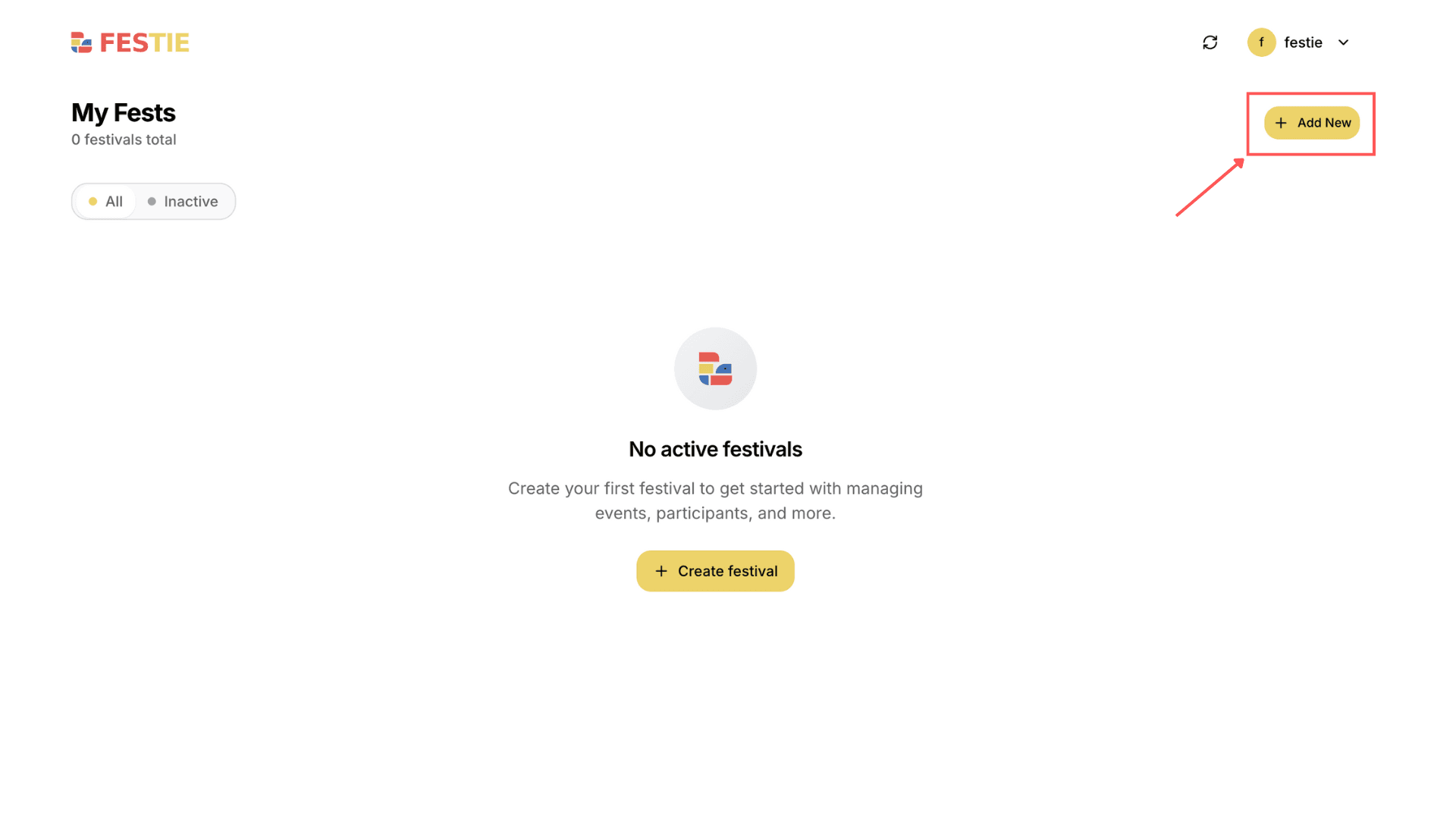 Create Fest Interface